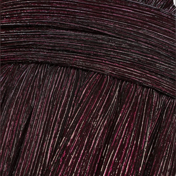 NWT - Lulus - Sparkly Magenta and Silver Sleeveless Romper - Size XS - Picture 4 of 4